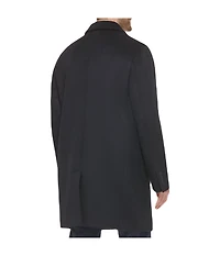 Mens Wool Coat Navy