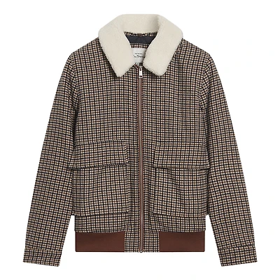 Heritage Check Wool with Embroidered Logo