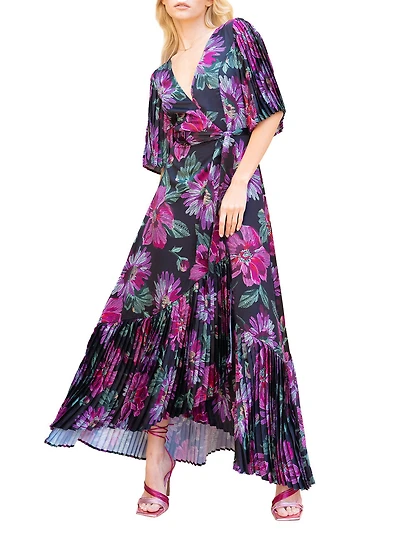 Clara Pleated Maxi Dress