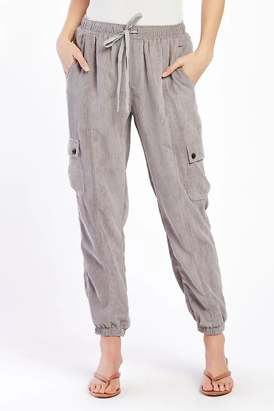 Sylvia Pull On Corduroy Jogger