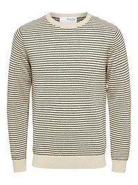 Robin Knit Stripe Crew Neck