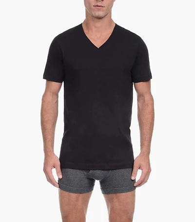3 Packs Cotton V-neck Tee