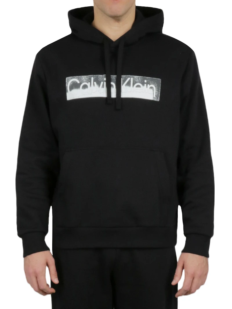 Long Sleeves Faded Logo Po Hood