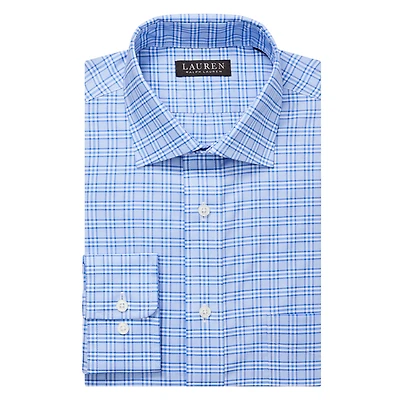 Ralph Lauren Classic Fit Ultra Wrinkle Free Stretch  Shirt -Plaid