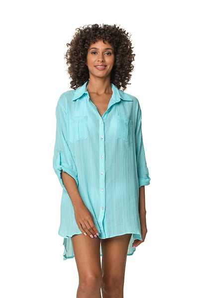 Relaxed Shirt Dress