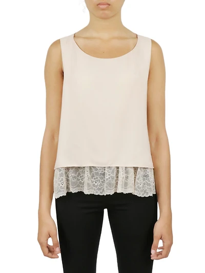 Lace Hem Tank