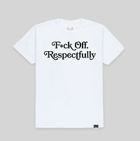 RESPECTFULLY - WHITE/BLACK TEE