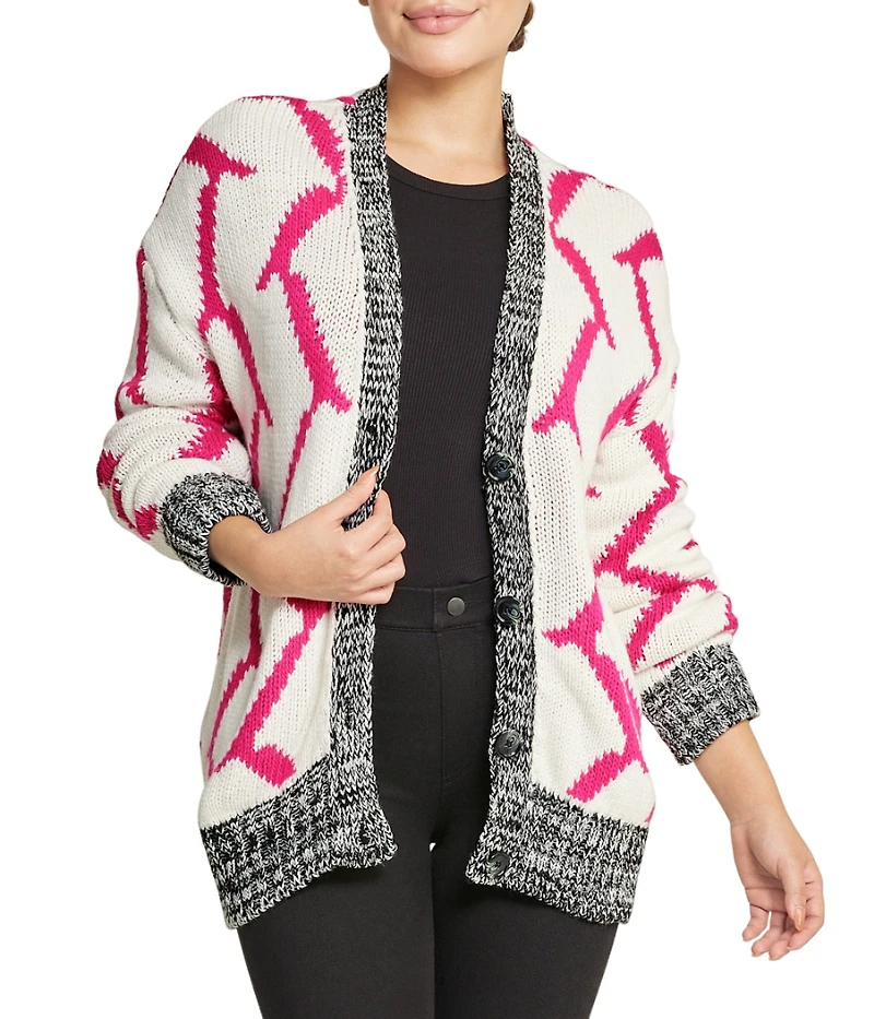 Mixed Media Cardigan