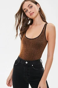 Metallic Thong Bodysuit