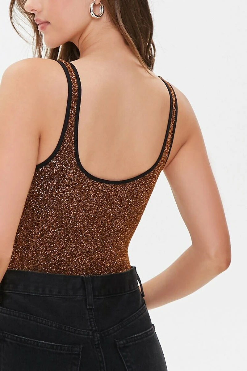 Metallic Thong Bodysuit