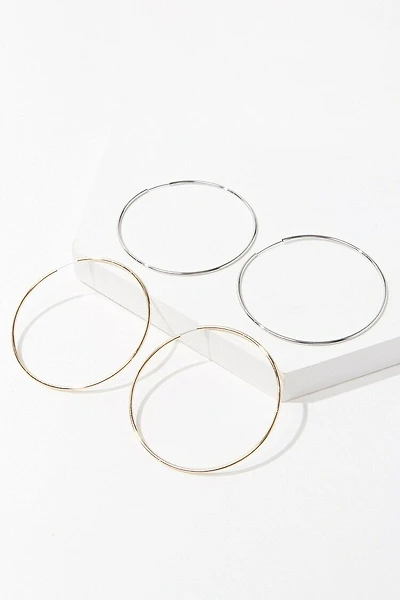 Infinity Hoop Earring Set