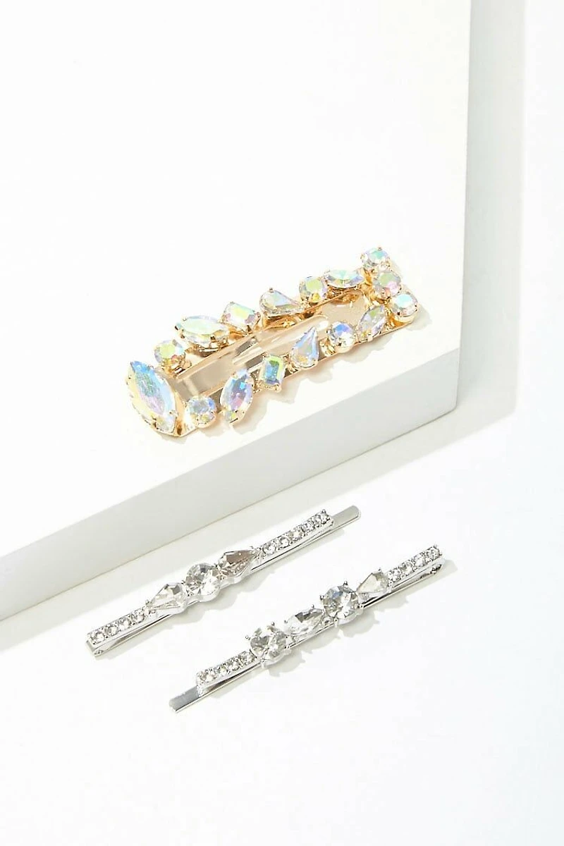 Rhinestone Bobby Pin Set