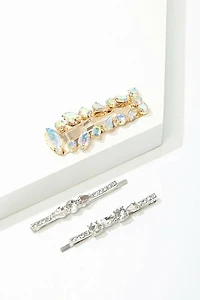 Rhinestone Bobby Pin Set