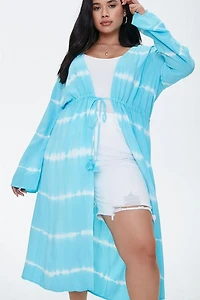 Plus Tie-Dye Kimono