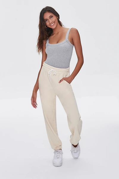 Drawstring Waist Joggers