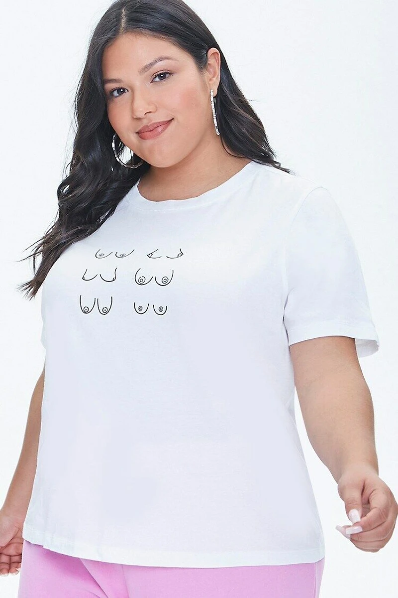 Plus Size Stand Up To Cancer Graphic Tee