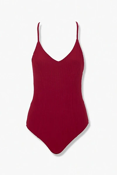 Lace-Back Cutout Bodysuit