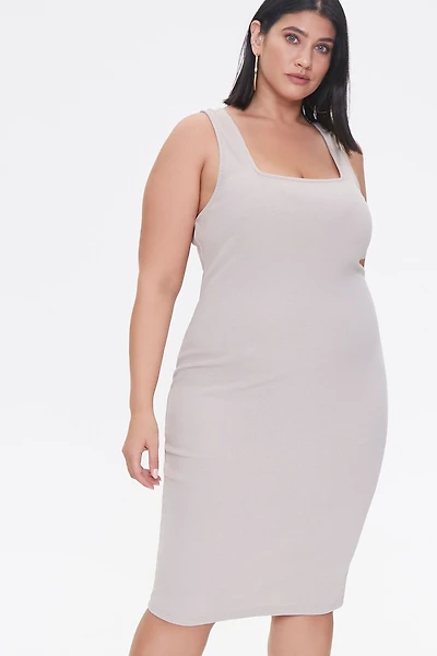 Plus Size Bodycon Tank Dress