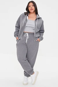 Plus French Terry Zip-Up Hoodie