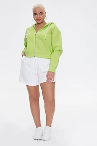 Plus French Terry Zip-Up Hoodie