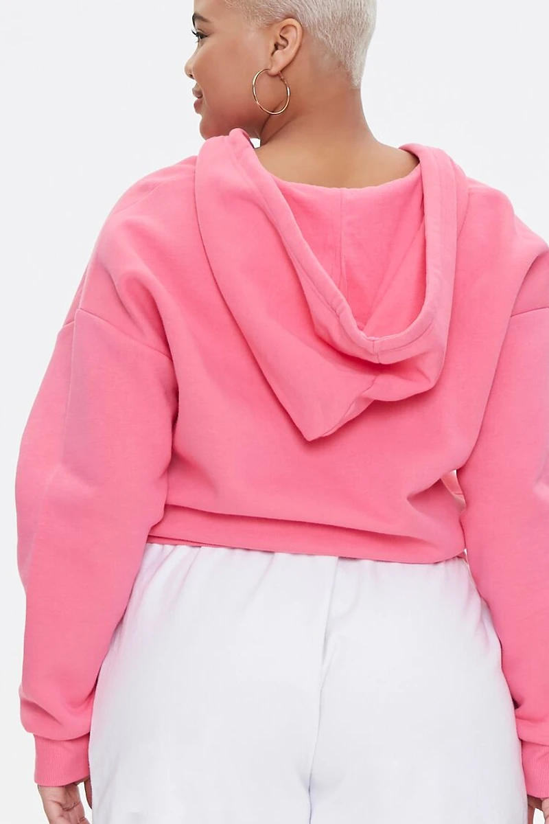 Plus French Terry Zip-Up Hoodie