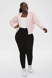 Plus French Terry Zip-Up Hoodie