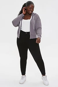 Plus French Terry Zip-Up Hoodie