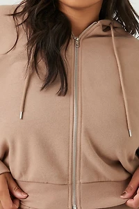 Plus French Terry Zip-Up Hoodie