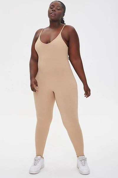 Plus Cami Scoop Jumpsuit