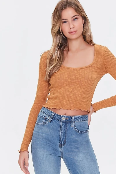 Ribbed Lettuce-Edge Top