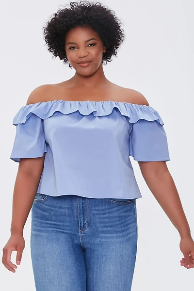 Plus Off-the-Shoulder Top