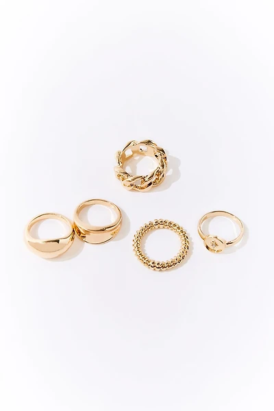High-Polish Ring Set