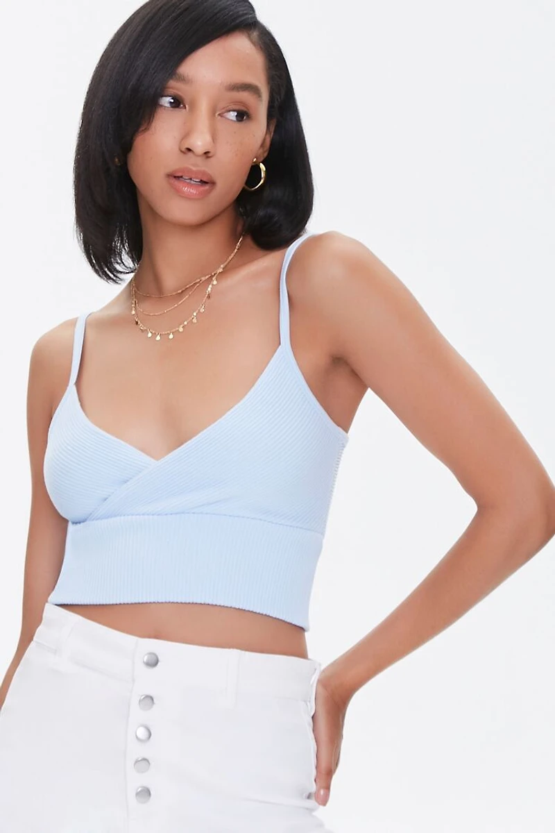 Surplice Cropped Cami