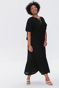 Plus Size Tiered Maxi Dress