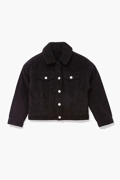 Kids Corduroy Buttoned Jacket (Girls + Boys)