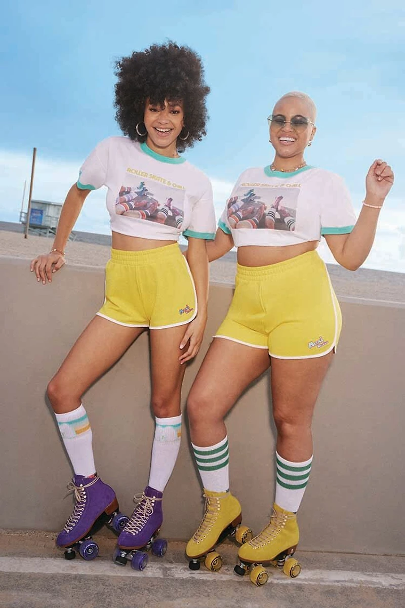 Plus Moxi Skates Ringer Tee