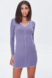 Ribbed Mini Bodycon Dress