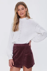 Corduroy Mini Skirt