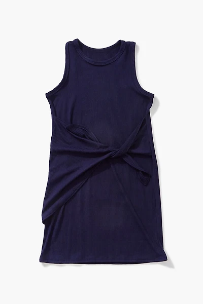 Girls Sleeveless Knotted Dress (Kids)
