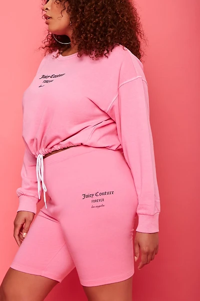 Plus Size Juicy Couture Biker Shorts