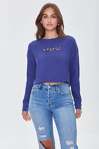 Butterfly Graphic Cropped Tee