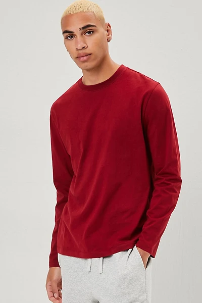 Long-Sleeve Crew Neck Tee