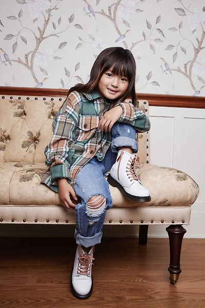 Girls Basic Boyfriend Jeans (Kids)