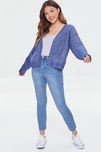 Essential High-Rise Raw-Cut Jeans