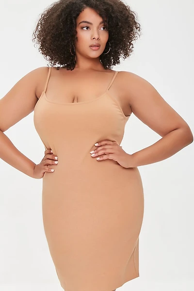 Plus Size Cami Mini Dress