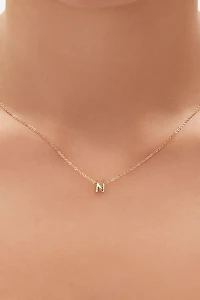 Initial Charm Chain Necklace