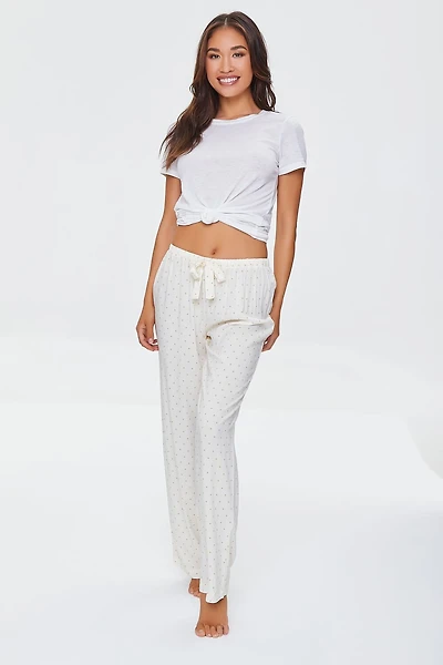 Star Print Pajama Pants