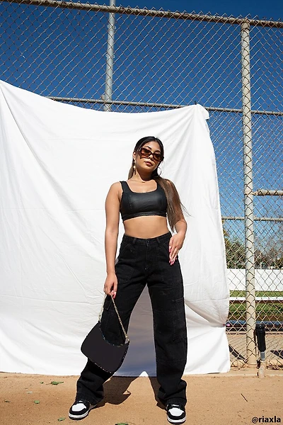 High-Rise Wide-Leg Jeans