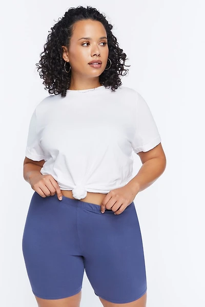 Plus Basic Organically Grown Cotton Shorts