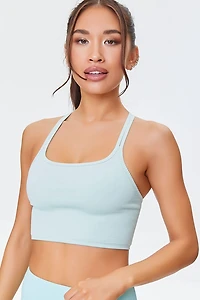 Seamless Caged-Back Sports Bra
